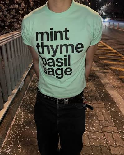 Mint Thyme Basil Sage Shirt
